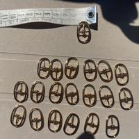 Fibbie a rullo in metallo