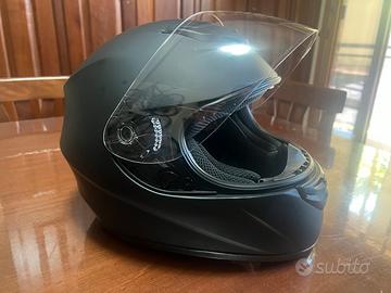 Casco Favoto nero opaco taglia M 57-58 perfetto