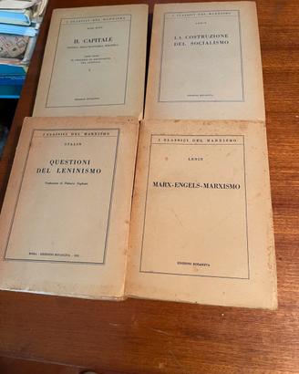 4 libri titoli vari Marx e il comunismo