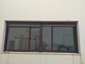  Finestra a tre ante scorrevoli 170*405. Prezz
