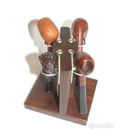 PORTA PIPA LEGNO MASSELLO da TAVOLO 4 posti FINITU