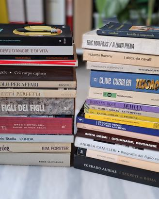 Lotto 27 libri narrativa, romanzi, classici, ecc.