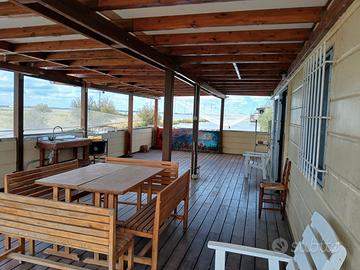 Capanno bilancione da pesca