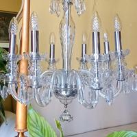 lampadario vintage cristallo di Boemia