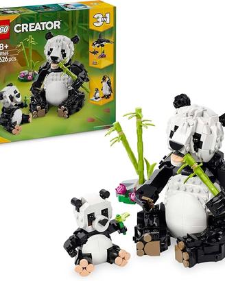 LEGO Creator 3 in 1 Animali selvatici: famiglia di