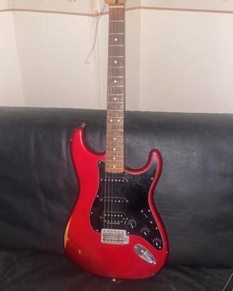 Fender Stratocaster Road Worn HSS candy apple red