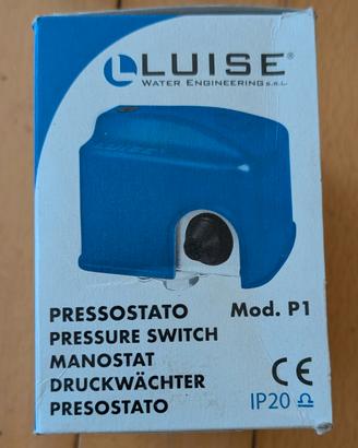 Pressostato per pompa sommersa o autoclave