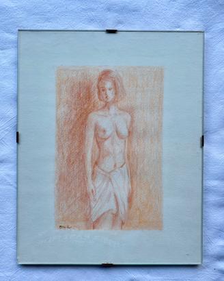 Quadro con disegno a matita