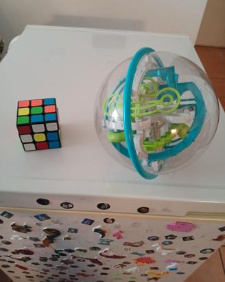 Labirinto 3D e cubo di Rubik
