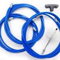 kit pulizia canna fumaria 9 metri 