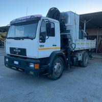 Camion man 15.284 con gru hiab 122 b1