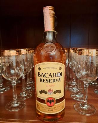 RUM BACARDI RESERVA - LITRI 1 - OLTRE 20 ANNI.