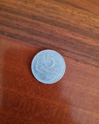5 lire 1951