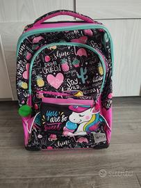 Zaino trolley scuola Gopop unicorno