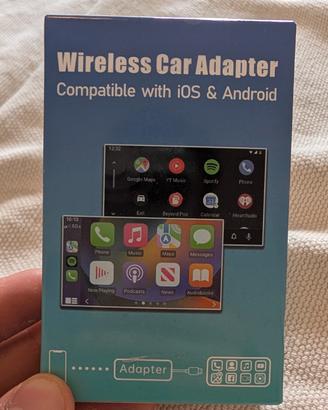 adattatore wireless android auto car play 