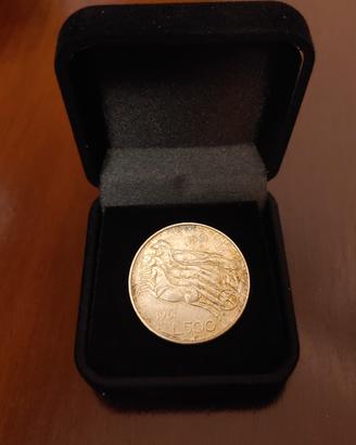 500 Lire Argento Quadriga  FIOR DI CONIO
