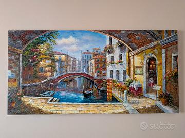 tela dipinta a mano L 120 cm H 60 cm