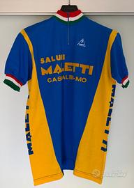 Ciclismo Vintage Maglia  Misto Lana ANNI '70/'80