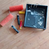 set rulli pittura bucciato 