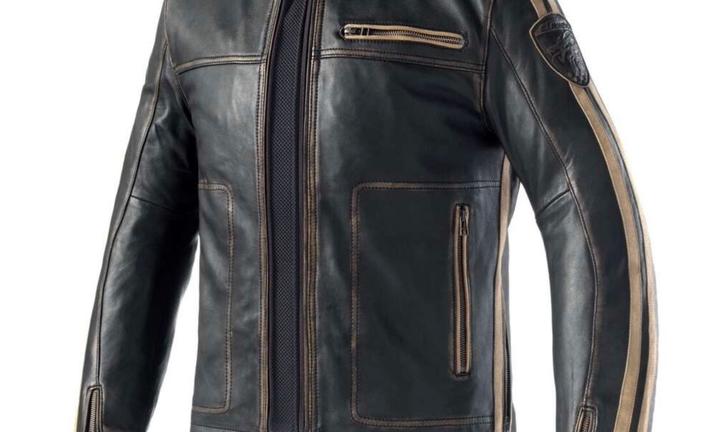 Giacca da moto in VERA PELLE. NUOVA!