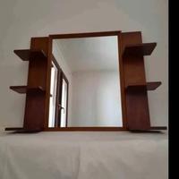 specchio in legno
