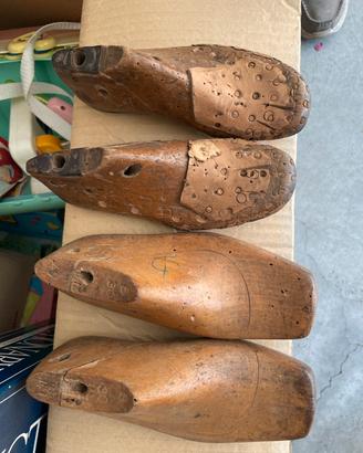 Forme per scarpe antiche in legno