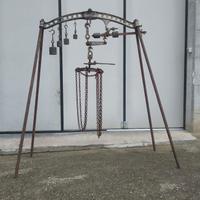 Bilancia pesa botti - a stadera antica