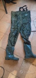 Waders da pesca con stivali – impermeabili – tagli