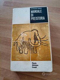 Libro "Manuale di preistoria" - R. Furon 1961