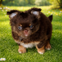 Chihuahua tri colore cioccolato