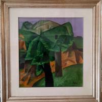 Quadro dipinto moderno Severo Pozzati SEPO 