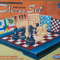 CHESS SET DELUXE 6 IN 1 CAME SET