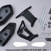 Tamponi protezioni YAMAHA YZF R125 2023 - 2024
