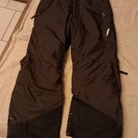 pantaloni sci nero unisex 8 anni (125/132)