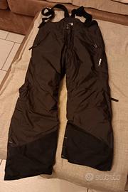 pantaloni sci nero unisex 8 anni (125/132)