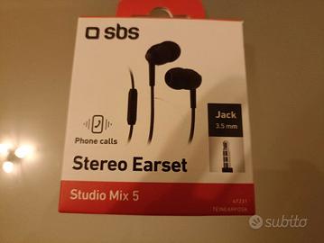 Auricolari SBS stereo con microfono e jack