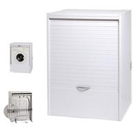 Mobile coprilavatrice a serranda in resina