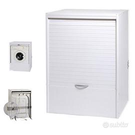 Mobile coprilavatrice a serranda in resina