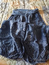 pantalone lungo estivo alla zuava bombato M