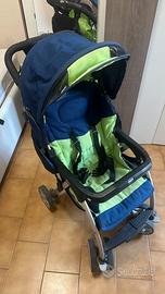 Passeggino chicco con borsa e copri gambe