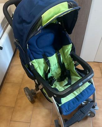 Passeggino chicco con borsa e copri gambe