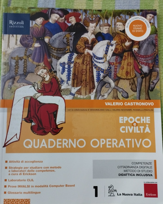 Libro EPOCHE E CIVILTA' QUADERNO OPERATIVO