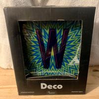 Lampada luminosa Lettera W