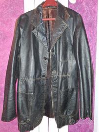 Giacca in pelle vintage mis. L