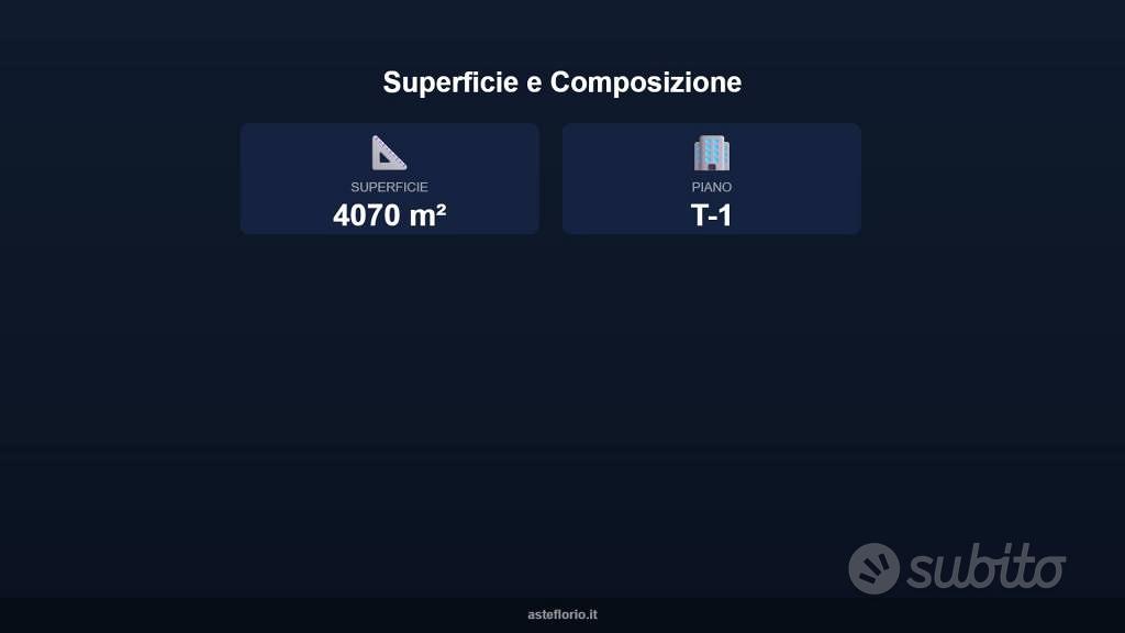 Immobile in asta di 4070 m² a Perugia - Vista 2
