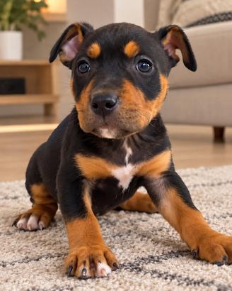 American Pitbull cuccioli  tricolor