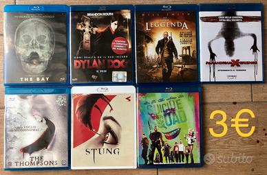 Blu ray films e serie tv horror/thriller