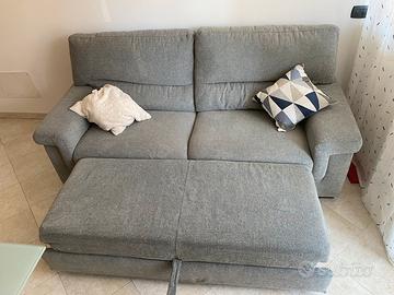 Divano doppio con fondo estraibile