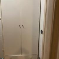 Armadio bianco due ante