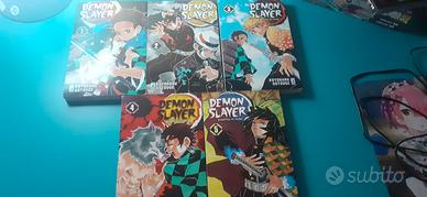 demon slayer volumi dall'1 al 5